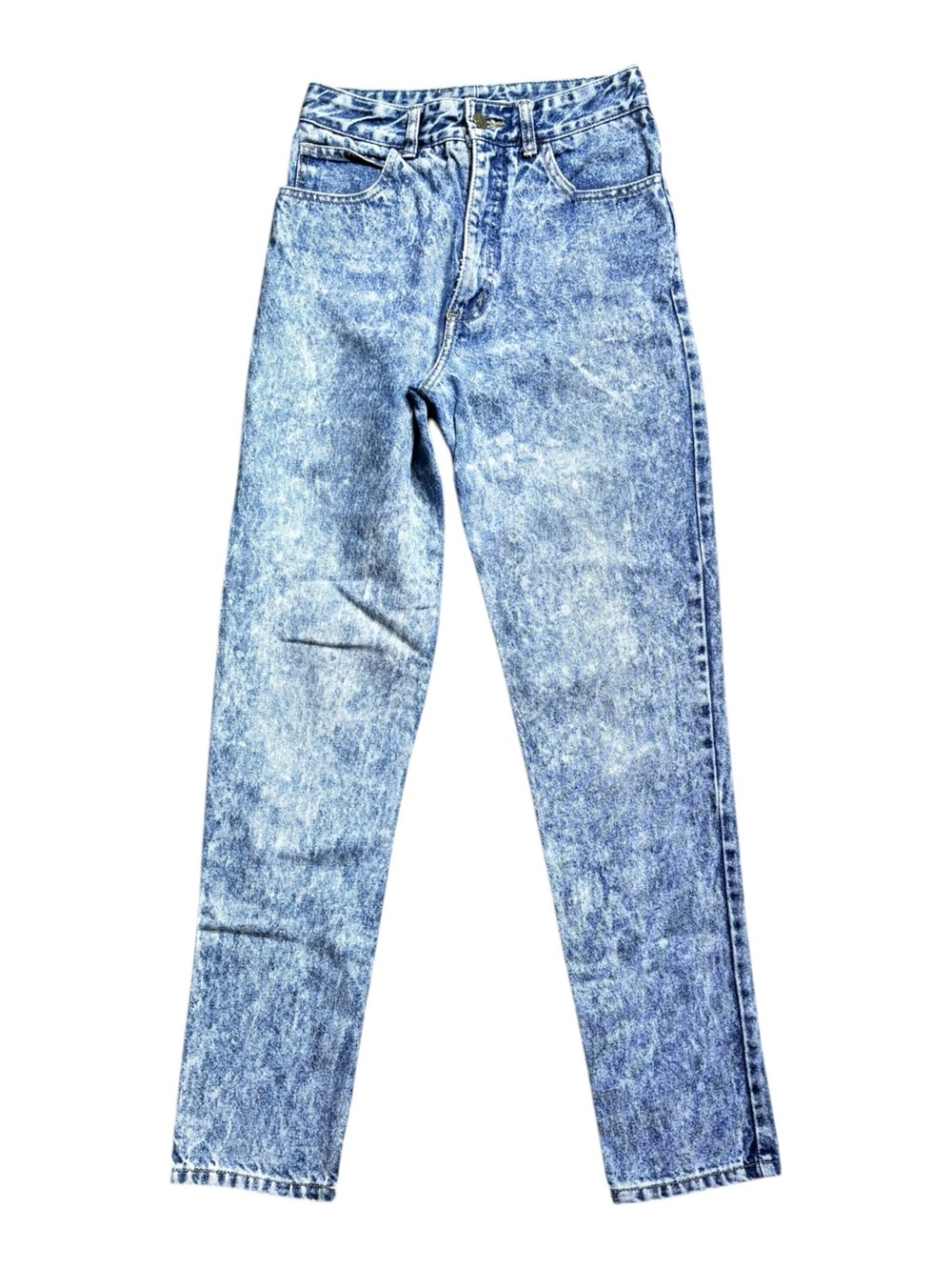 Vintage Guess by Marciano Acid Wash Straight Leg Jeans | Light Blue | Size 28